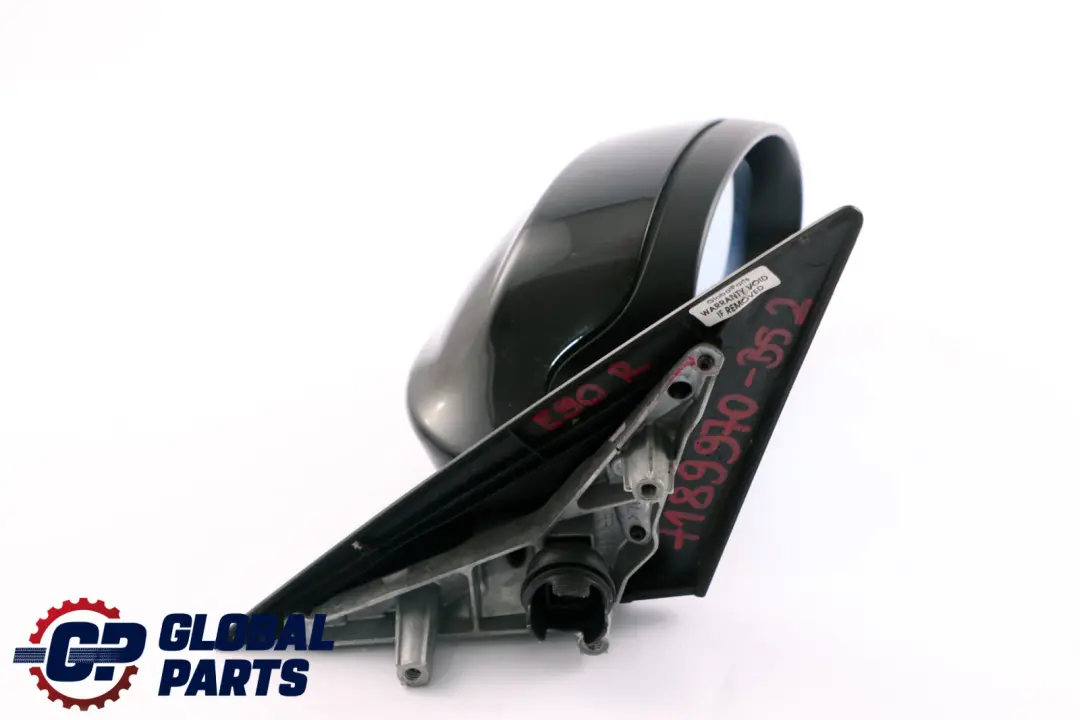 BMW 3 Series 2 E90 E91 Power Fold Heated Wing Mirror Right O/S Black Sapphire - SKU rhd-7189970-BS2 - Part number 7189970