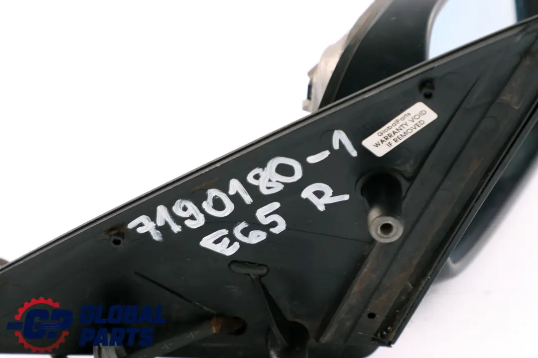 Heated Wing Mirror Right O/S Base With Glass Memory to BMW 7 Series E65 E66 with Part number 7190180 BMW 7 Series E65 E66 Heated Wing Mirror Right O/S Base With Glass Memory - SKU rhd-7190180-1 - Part number 7190180