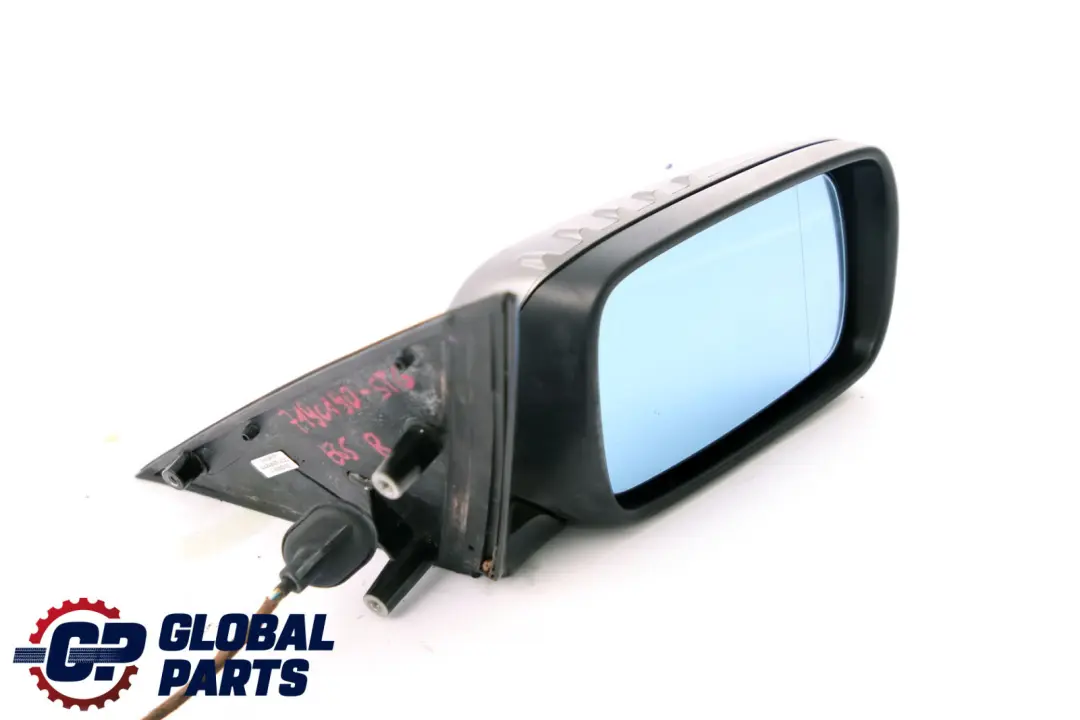 BMW 7 Series E65 High Gloss Heated Wing Mirror Right O/S Sterlinggrau Grau 472 - SKU rhd-7190190-STG - Part number 7190190