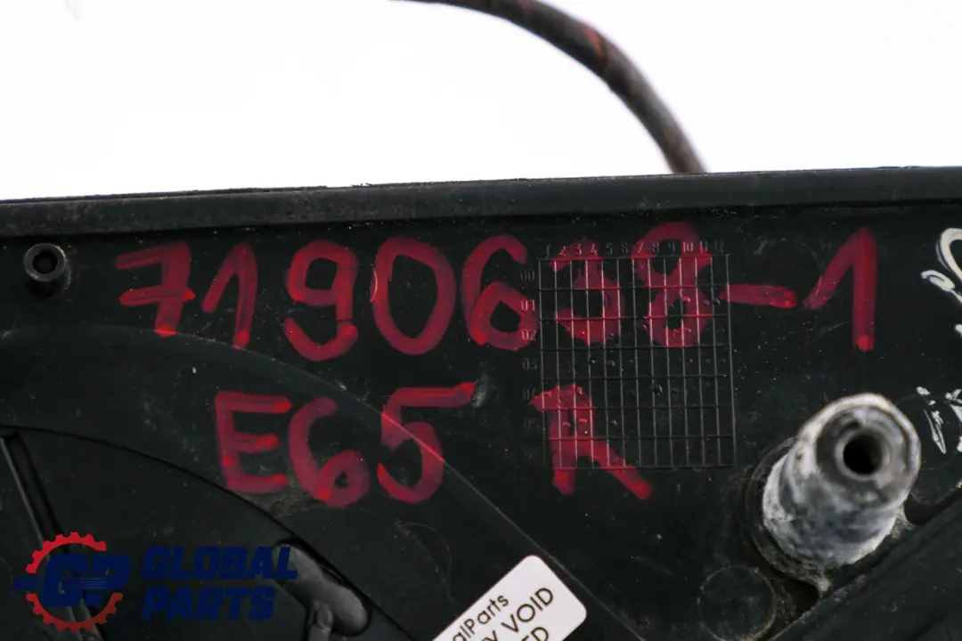 BMW 7 Series E65 Power Fold Heated Wing Mirror Base Right O/S Without Cover - SKU rhd-7190638-1 - Part number 7190638