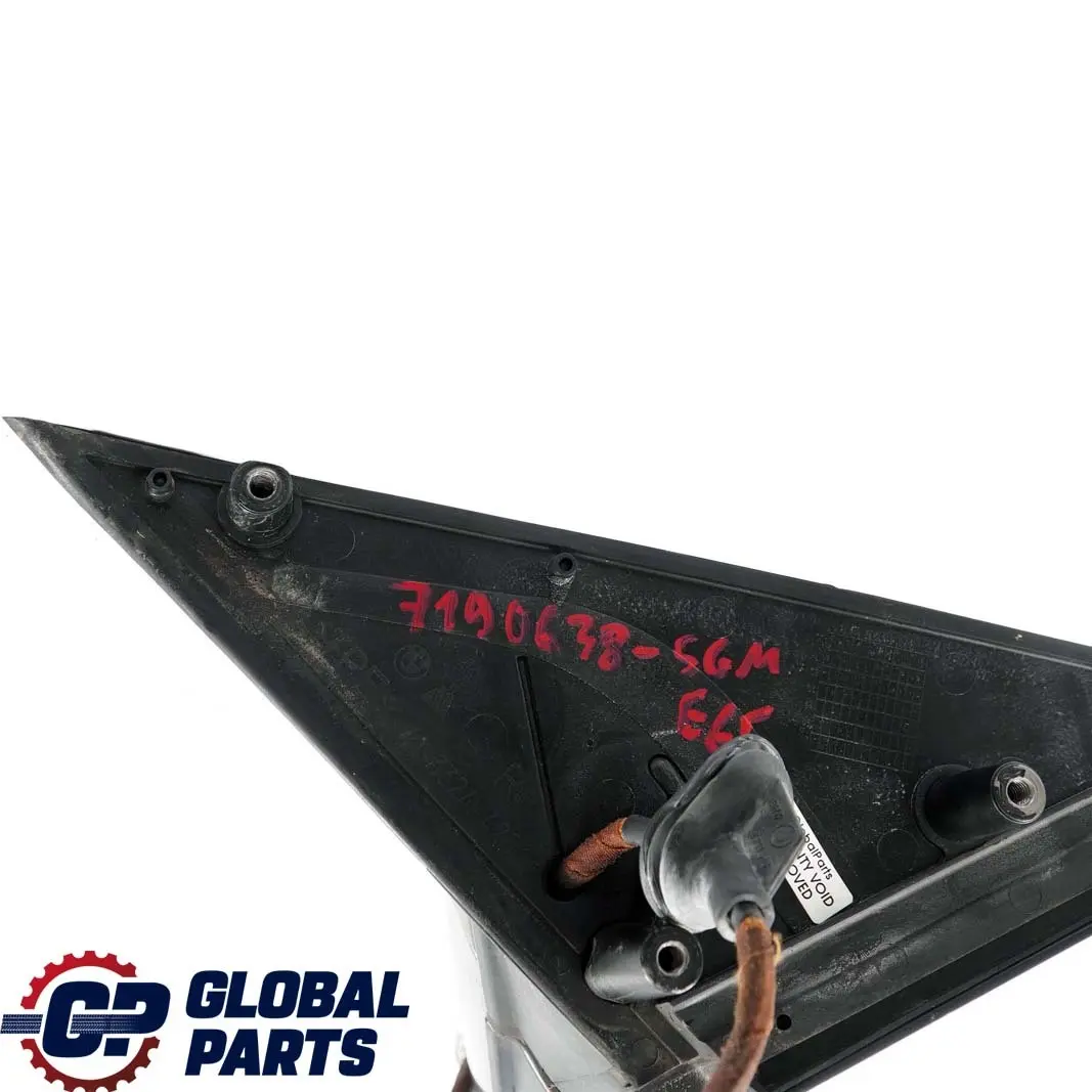 Dip Power Fold Memory Wing Mirror Right O/S Schiefergruen Green to BMW 7 E65 Auto with Part number 7190638 BMW 7 E65 Auto Dip Power Fold Memory Wing Mirror Right O/S Schiefergruen Green - SKU rhd-7190638-SGM - Part number 7190638