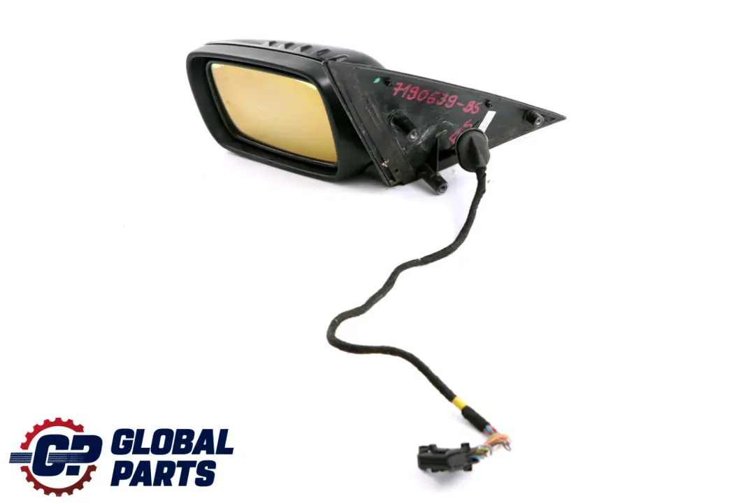 Fold Auto Dip Heated Wing Mirror Left N/S Black Sapphire to BMW 7 Series E65 Power with Part number 7190639 BMW 7 Series E65 Power Fold Auto Dip Heated Wing Mirror Left N/S Black Sapphire - SKU rhd-7190639-BS - Part number 7190639