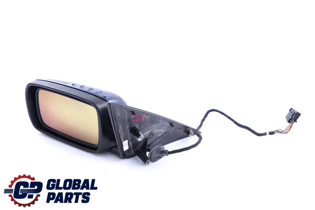 BMW 7 Series E65 Power Fold Auto Dip Wing Mirror Left N/S Toledoblau Blue 482 - SKU rhd-7190639-TDB - Part number 7190639