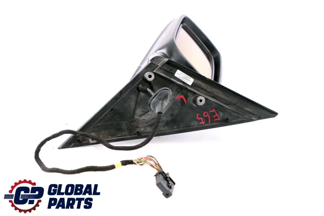 BMW 7 Series E65 Power Fold Auto Dip Wing Mirror Left N/S Toledoblau Blue 482 - SKU rhd-7190639-TDB - Part number 7190639