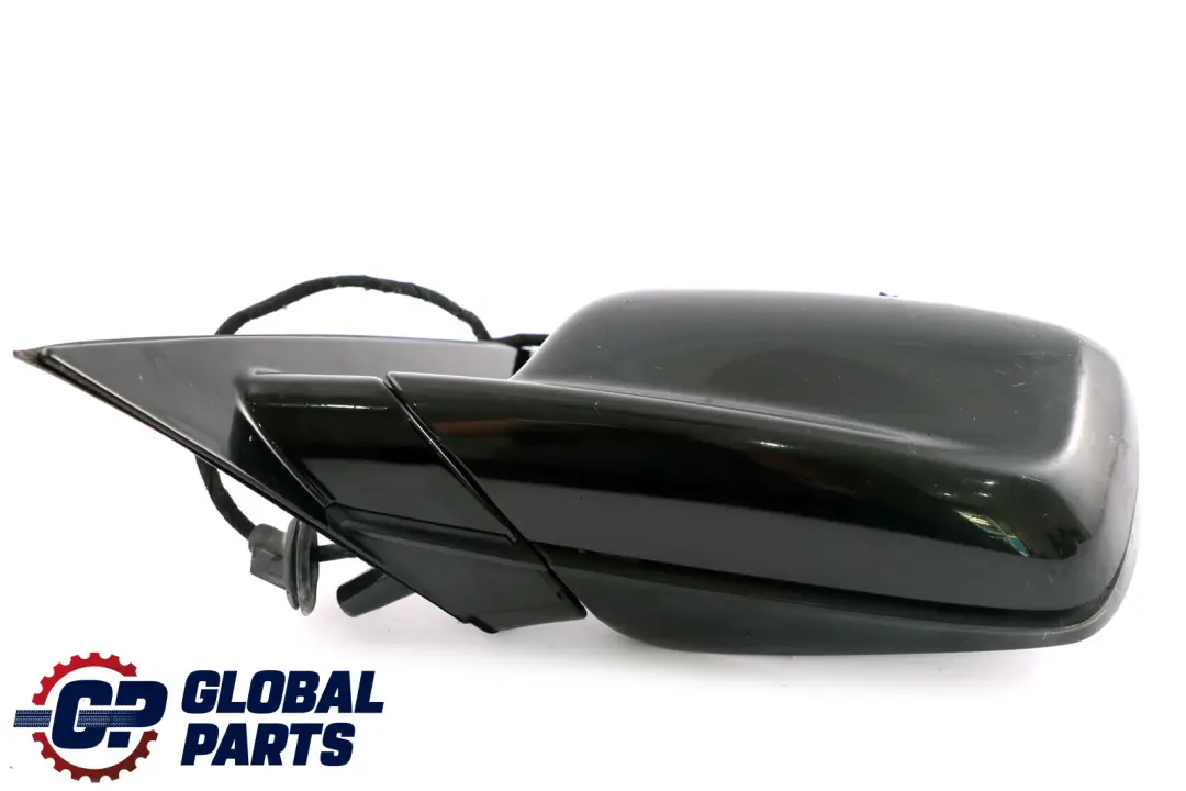 BMW 7 Series E65 E66 High Gloss Auto Dip Wing Mirror Left N/S Black Sapphire - SKU rhd-7190653-BS - Part number 7190653