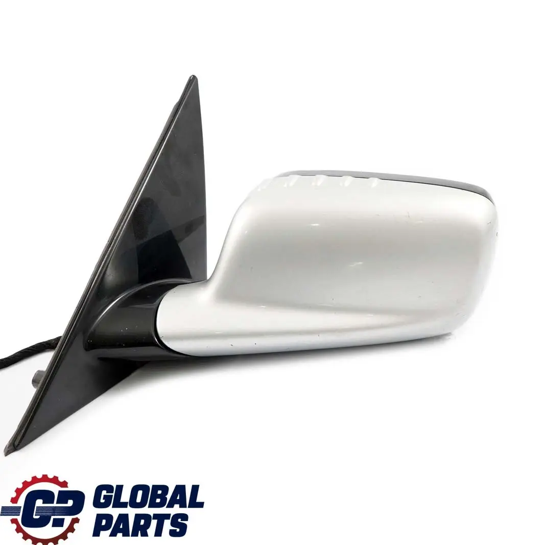BMW 7 E65 E66 High Gloss Auto Dip Wing Mirror Left N/S Titansilber Silver 354 - SKU rhd-7190653-TS - Part number 7190653