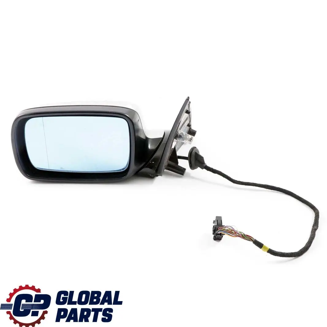 BMW 7 E65 E66 High Gloss Auto Dip Wing Mirror Left N/S Titansilber Silver 354 - SKU rhd-7190653-TS - Part number 7190653