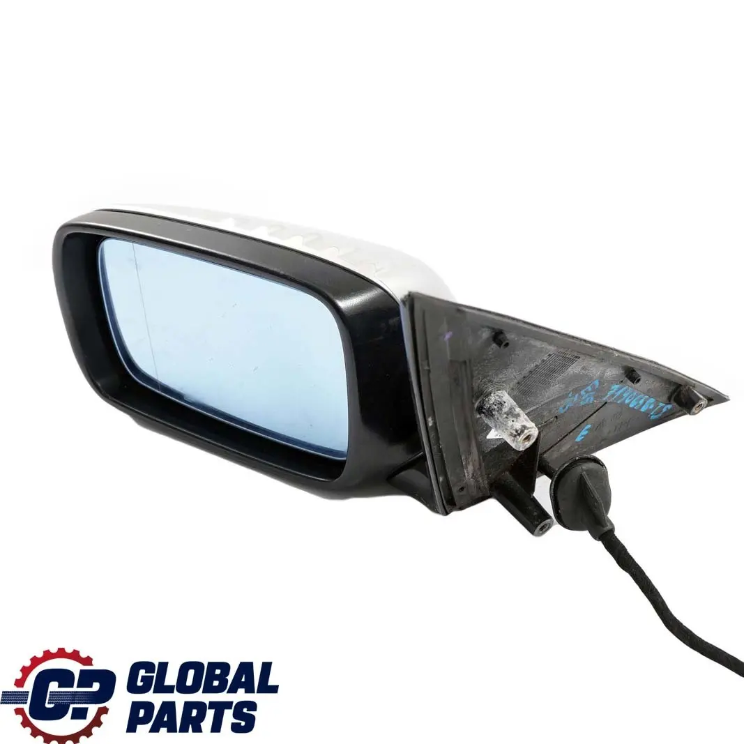 BMW 7 E65 E66 High Gloss Auto Dip Wing Mirror Left N/S Titansilber Silver 354 - SKU rhd-7190653-TS - Part number 7190653