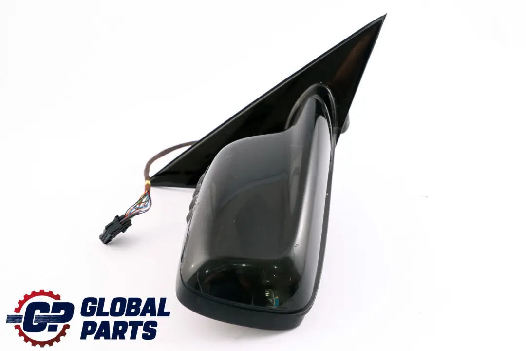 BMW 7 Series E65 E66 High Gloss Auto Dip Wing Mirror Right O/S Black Sapphire - SKU rhd-7190658-BS - Part number 7190658