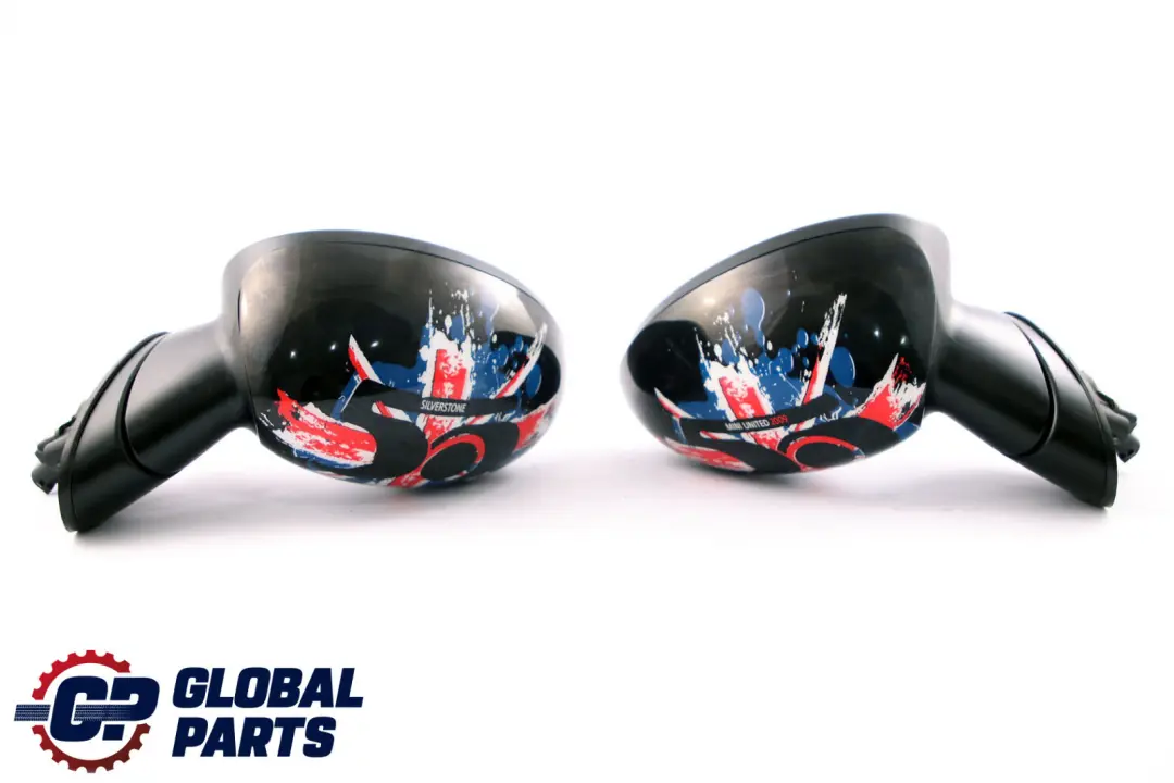 Exterior Left Right Door Wing Mirror N/O/S Black Set to BMW Mini Cooper R50 R53 with Part number 7192471 BMW Mini Cooper R50 R53 Exterior Left Right Door Wing Mirror N/O/S Black Set - SKU rhd-7192471-7192472-BLK - Part number 7192471