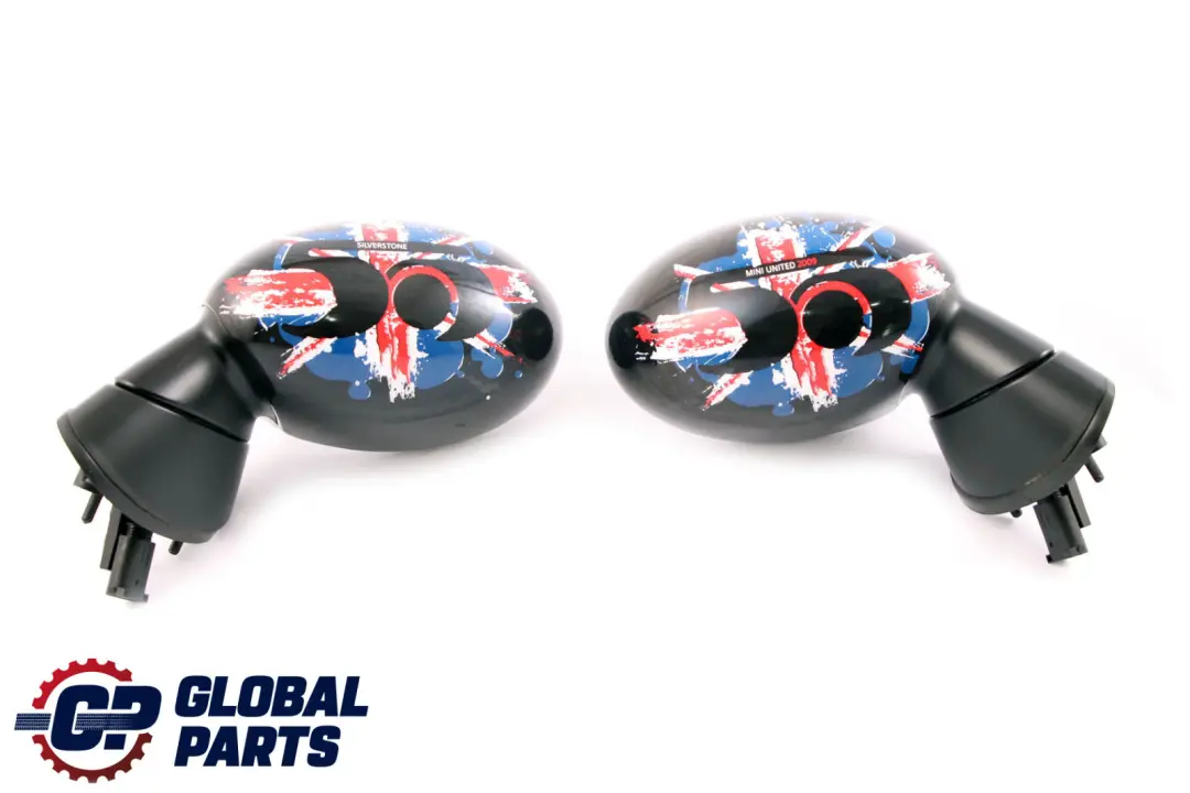 Exterior Left Right Door Wing Mirror N/O/S Black Set to BMW Mini Cooper R50 R53 with Part number 7192471 BMW Mini Cooper R50 R53 Exterior Left Right Door Wing Mirror N/O/S Black Set - SKU rhd-7192471-7192472-BLK - Part number 7192471