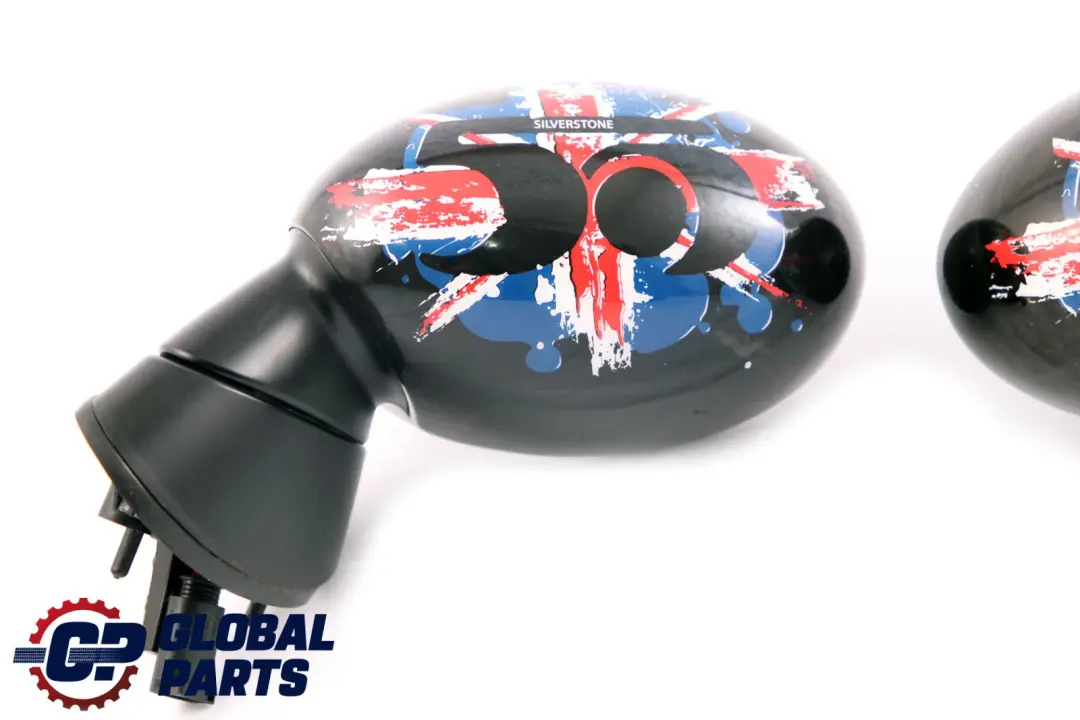 Exterior Left Right Door Wing Mirror N/O/S Black Set to BMW Mini Cooper R50 R53 with Part number 7192471 BMW Mini Cooper R50 R53 Exterior Left Right Door Wing Mirror N/O/S Black Set - SKU rhd-7192471-7192472-BLK - Part number 7192471