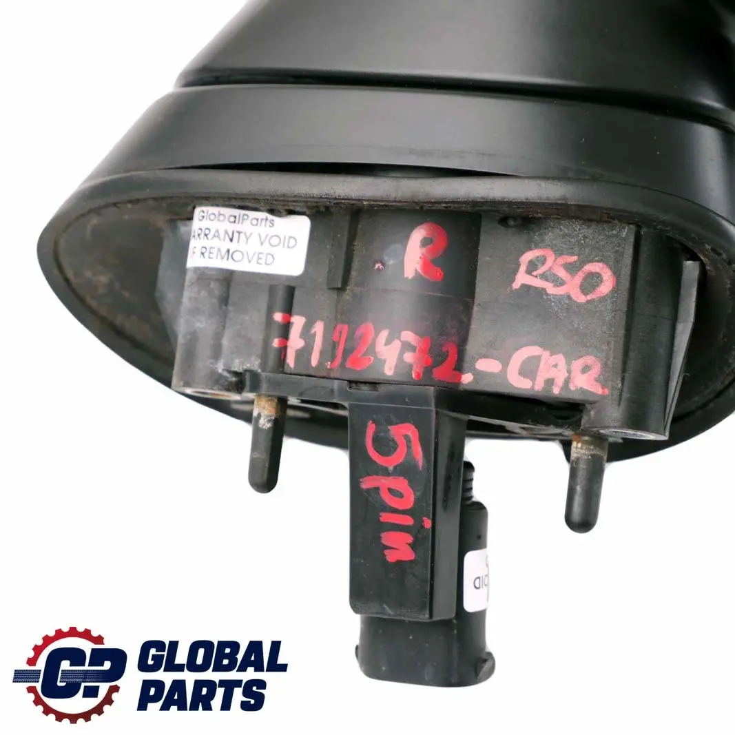 BMW Mini Cooper R50 R53 Heated Left Right Door Wing Mirror N/O/S Carbon Set - SKU rhd-7192471-7192472-CAR - Part number 7192471