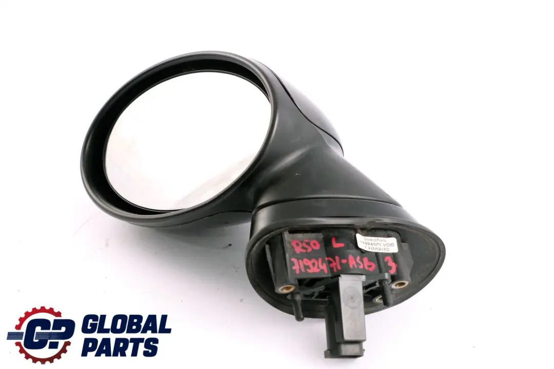 Heated Door Wing Mirror Left N/S Astro Black Metallic A25 to Mini R50 R53 with Part number 7192471 Mini R50 R53 Heated Door Wing Mirror Left N/S Astro Black Metallic A25 - SKU rhd-7192471-ASB3 - Part number 7192471