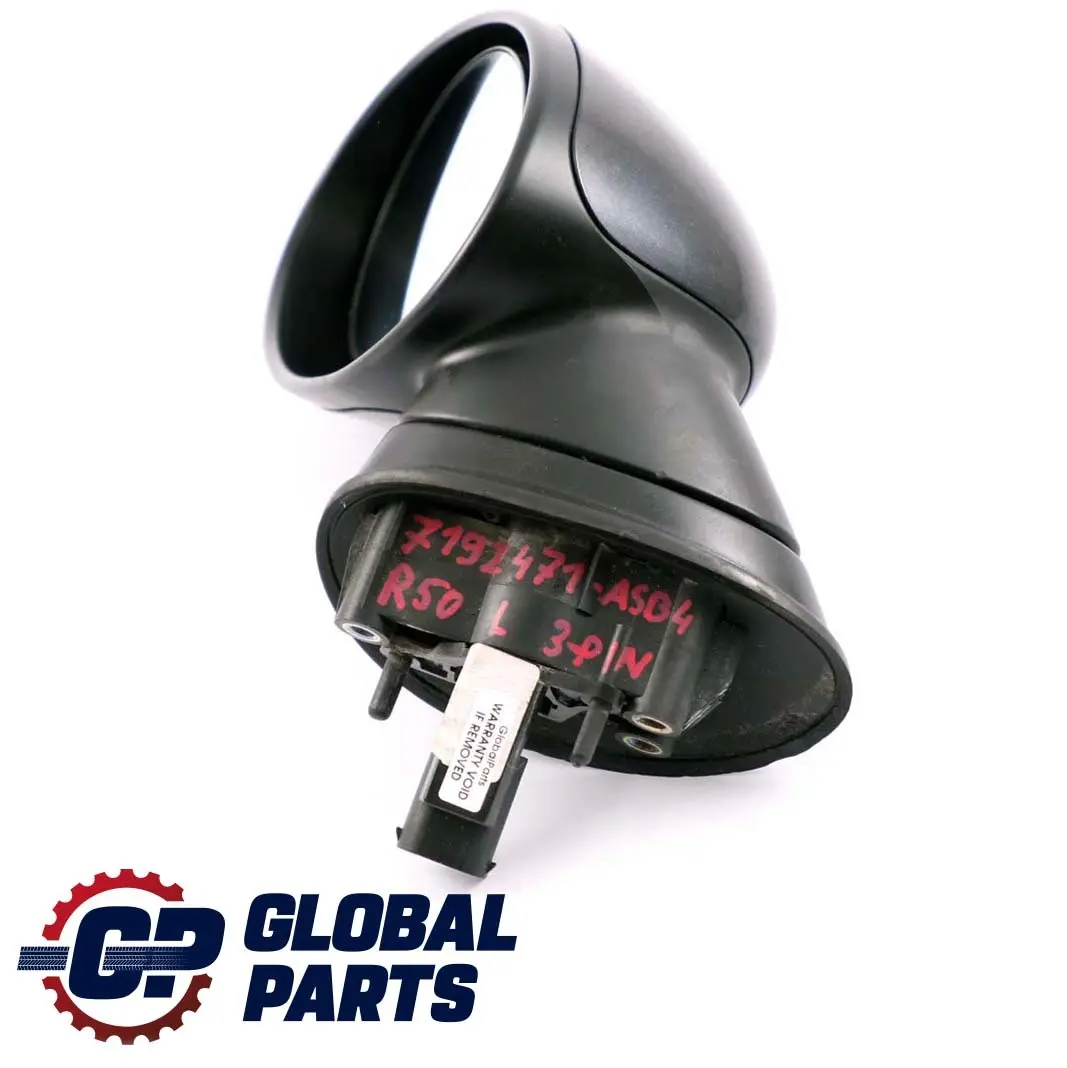 Left Door Wing Mirror N/S Astro Black Metallic A25 to BMW Mini Cooper 4 R50 R53 with Part number 7192471 BMW Mini Cooper 4 R50 R53 Left Door Wing Mirror N/S Astro Black Metallic A25 - SKU rhd-7192471-ASB4 - Part number 7192471