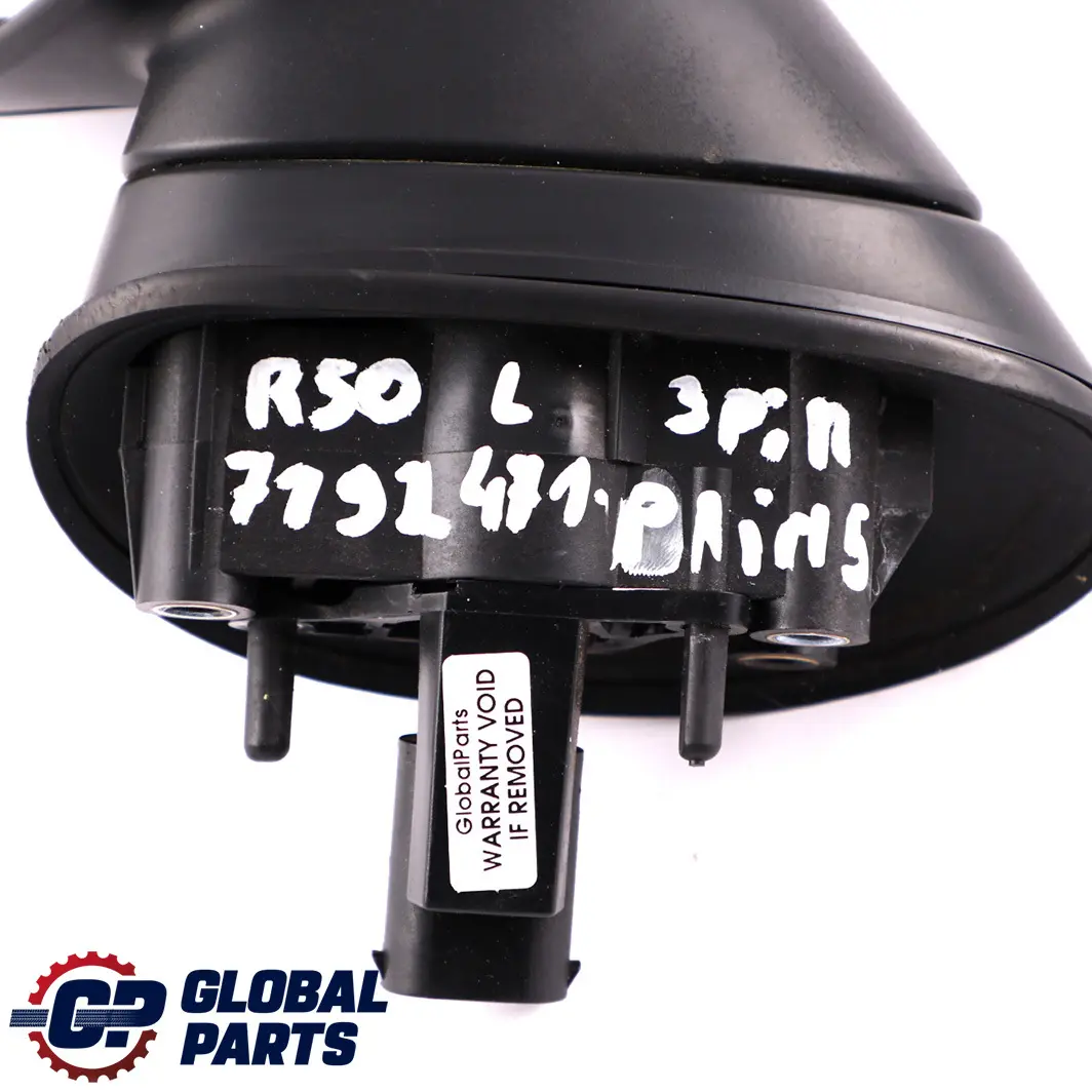 Exterior Left N/S Door Wing Mirror Primed 3 Pins to BMW Mini Cooper 5 R50 R53 with Part number 7192471 BMW Mini Cooper 5 R50 R53 Exterior Left N/S Door Wing Mirror Primed 3 Pins - SKU rhd-7192471-PRIM5 - Part number 7192471