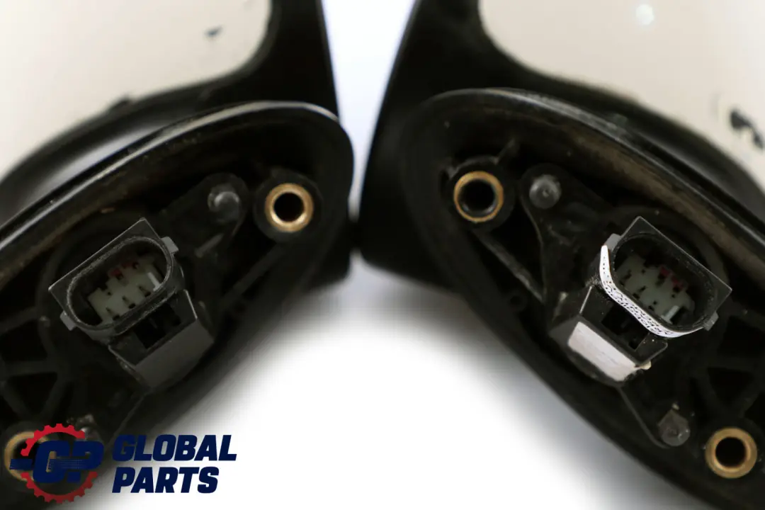 BMW Mini Cooper R50 R53 Exterior Left Right Door Wing Mirror N/O/S White Set - SKU rhd-7192471-SET - Part number 