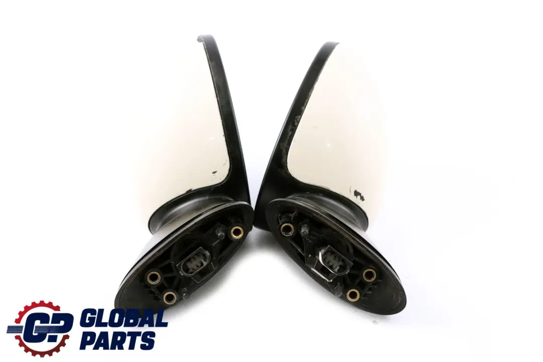 BMW Mini Cooper R50 R53 Exterior Left Right Door Wing Mirror N/O/S White Set - SKU rhd-7192471-SET - Part number 