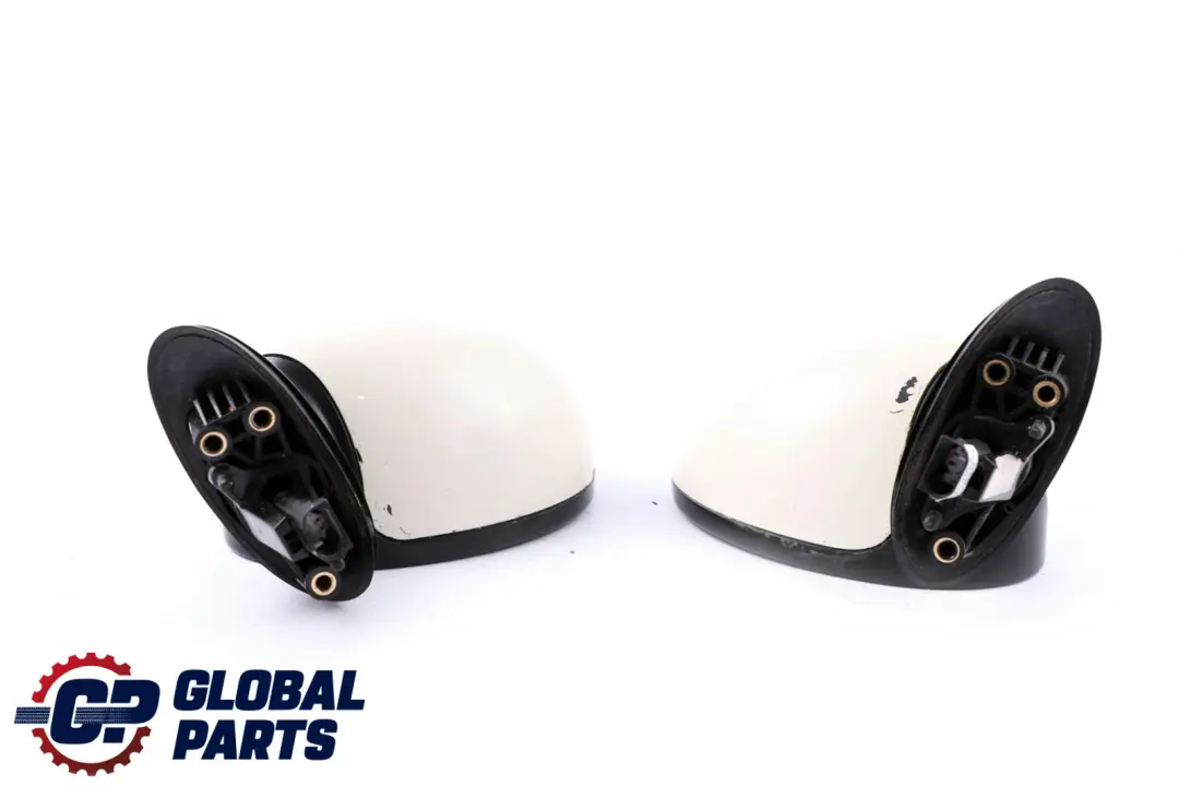 BMW Mini Cooper R50 R53 Exterior Left Right Door Wing Mirror N/O/S White Set - SKU rhd-7192471-SET - Part number 