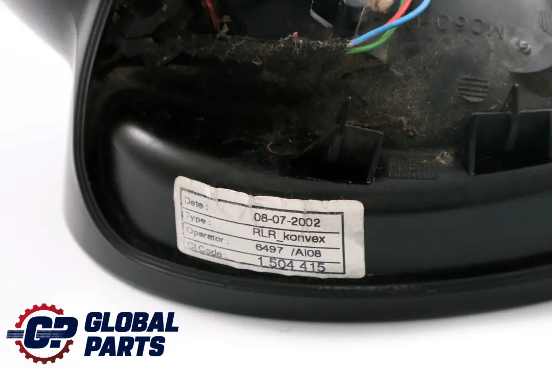 Exterior Right Door Base Wing Mirror O/S to BMW Mini Cooper One R50 R52 R53 with Part number 7192472 BMW Mini Cooper One R50 R52 R53 Exterior Right Door Base Wing Mirror O/S - SKU rhd-7192472-3PIN - Part number 7192472