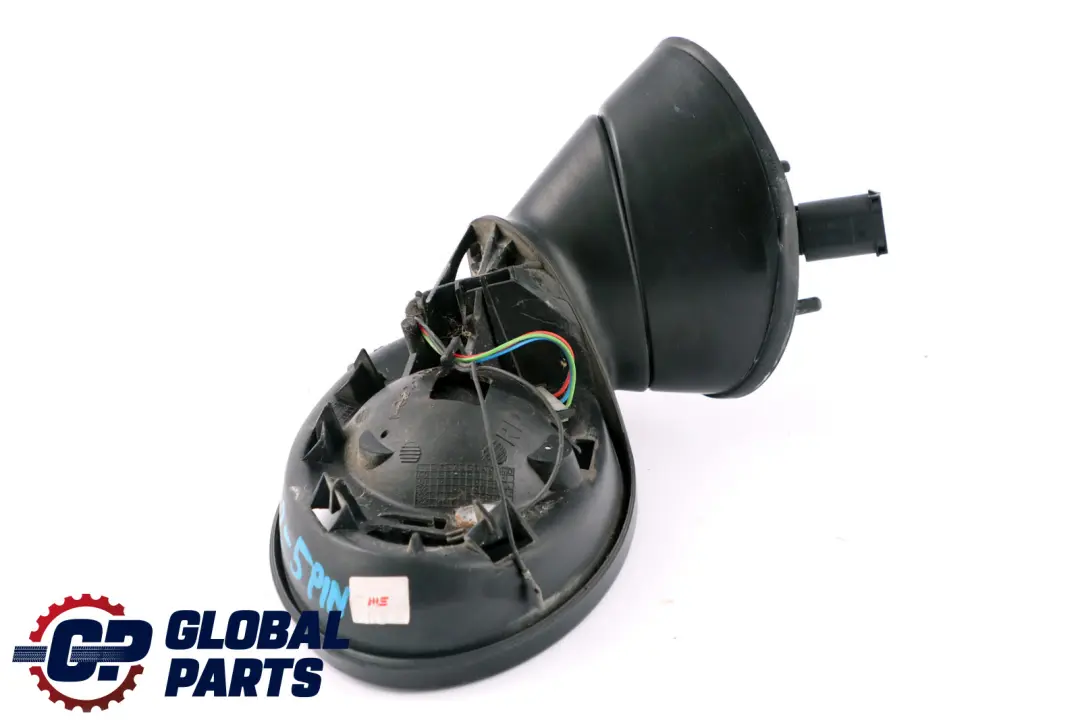 Heated Exterior Right Door Base Wing Mirror O/S to BMW Mini Cooper One R50 R52 R53 with Part number 7192472 BMW Mini Cooper One R50 R52 R53 Heated Exterior Right Door Base Wing Mirror O/S - SKU rhd-7192472-5PIN - Part number 7192472