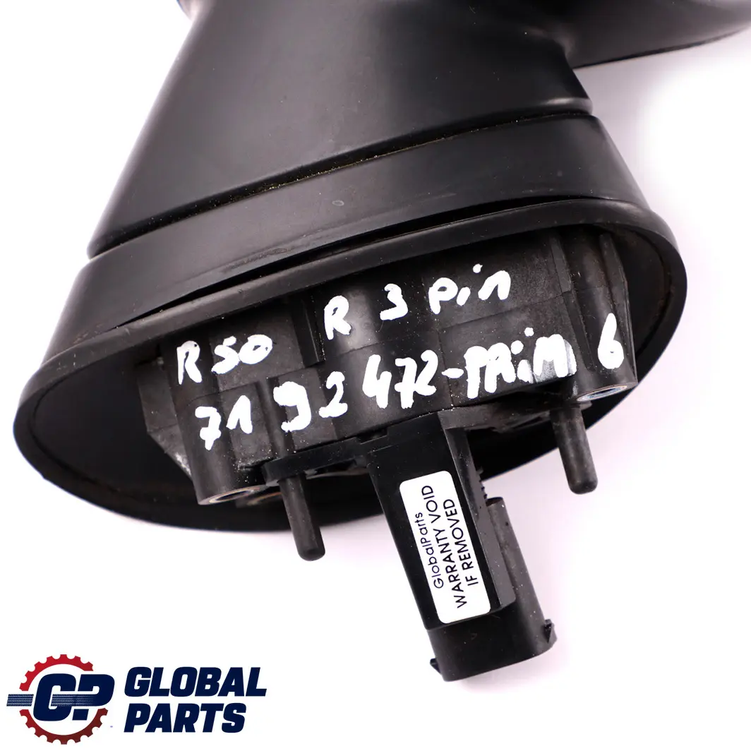 Exterior Right O/S Door Wing Mirror Primed 3 Pins to BMW Mini Cooper One 6 R50 R53 with Part number 7192472 BMW Mini Cooper One 6 R50 R53 Exterior Right O/S Door Wing Mirror Primed 3 Pins - SKU rhd-7192472-PRIM6 - Part number 7192472