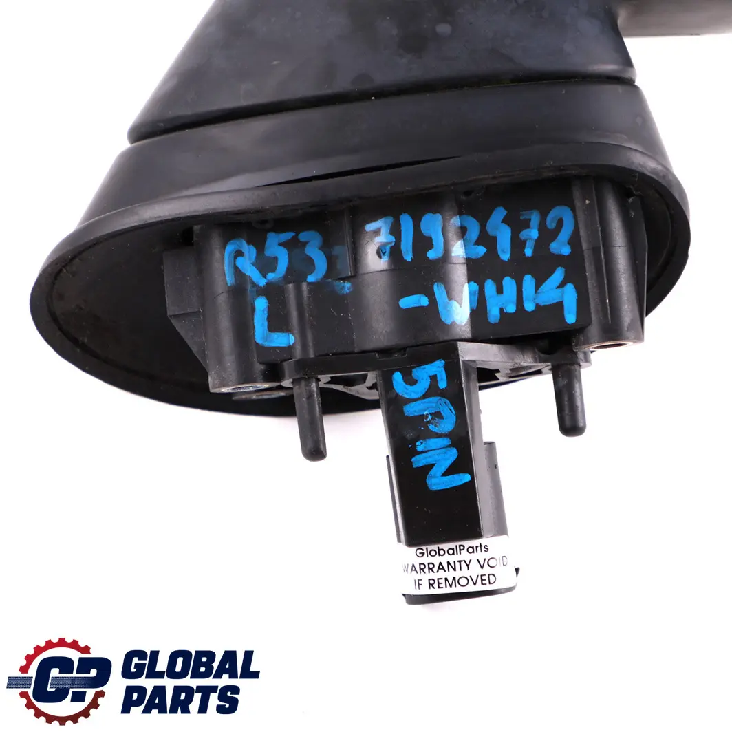 Exterior Right Door Wing Mirror O/S White 5 Pins to BMW Mini Cooper One 4 R50 R53 with Part number 7192472 BMW Mini Cooper One 4 R50 R53 Exterior Right Door Wing Mirror O/S White 5 Pins - SKU rhd-7192472-WHI4 - Part number 7192472