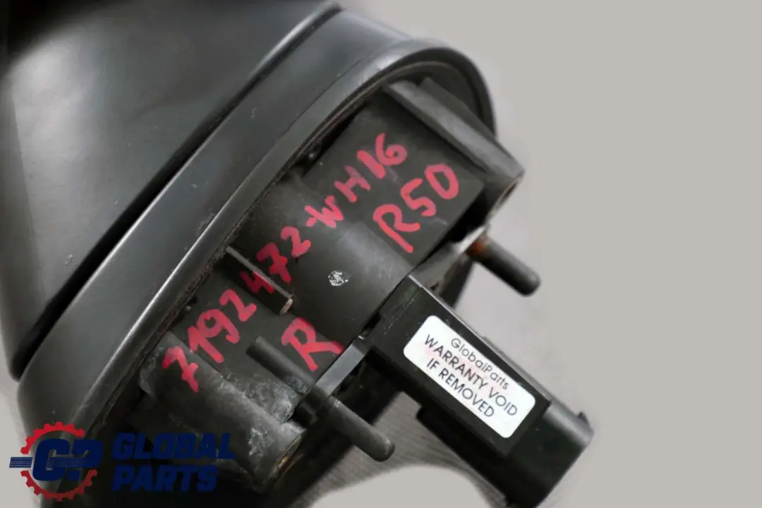 Heated Exterior Right Door Wing Mirror O/S White 5 Pins to MINI Cooper One R50 R53 with Part number 7192472 MINI Cooper One R50 R53 Heated Exterior Right Door Wing Mirror O/S White 5 Pins - SKU rhd-7192472-WHI6 - Part number 7192472