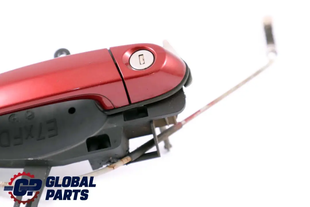 Complete Front Right Grab Handle O/S Exterior Vermilion Red to BMW X6 Series E71 with Part number 7317561 BMW X6 Series E71 Complete Front Right Grab Handle O/S Exterior Vermilion Red - SKU rhd-7193278-VER - Part number 7317561