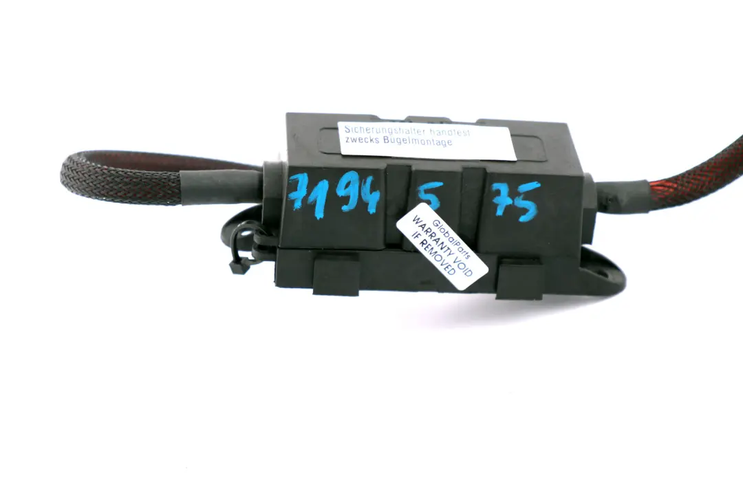 Wirie Cable Fuse Box Holder Additional Energy Supply to BMW 5 SERIES E60 with Part number 7194575 BMW 5 SERIES E60 Wirie Cable Fuse Box Holder Additional Energy Supply - SKU rhd-7194575 - Part number 7194575