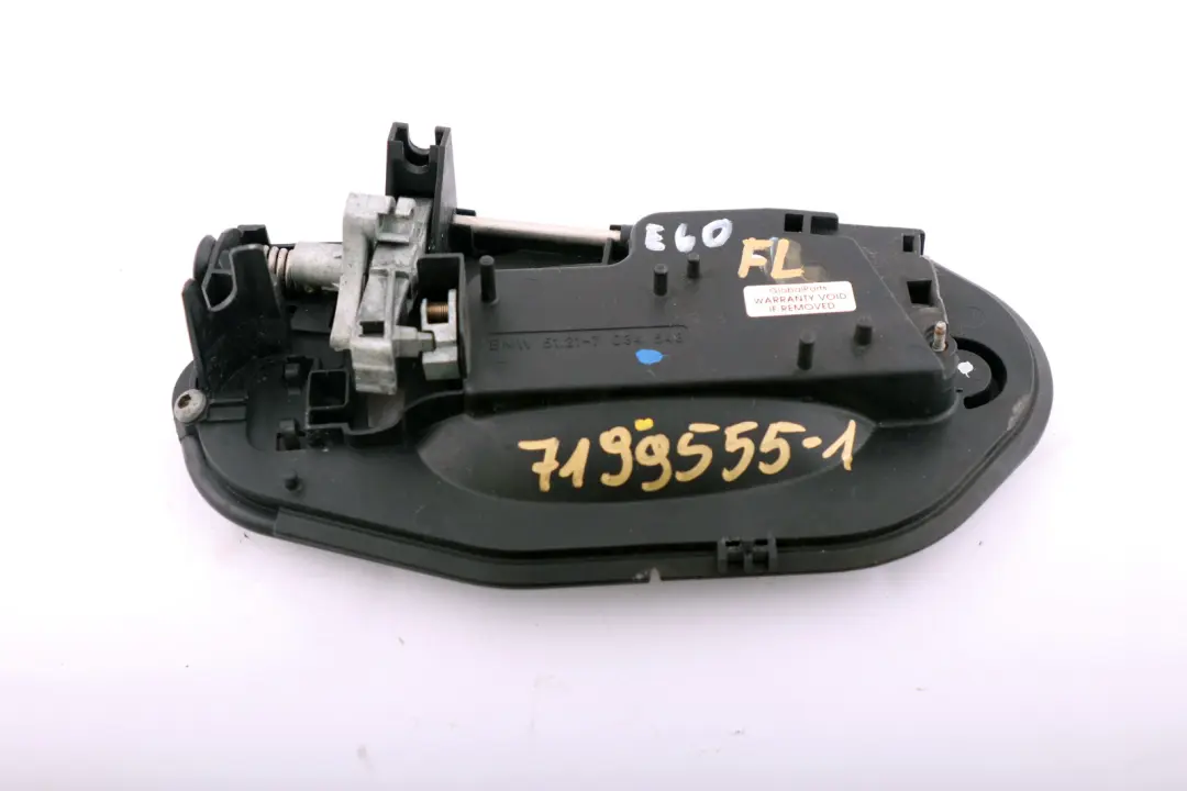 Carrier Outside Door Handle Front Left N/S 7034543 to BMW 5 Series E60 E61 with Part number 7199555 BMW 5 Series E60 E61 Carrier Outside Door Handle Front Left N/S 7034543 - SKU rhd-7199555-1 - Part number 7199555