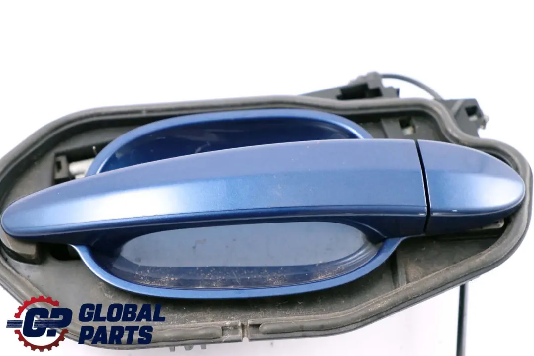 BMW 5 Series E60 E61 Complete Front Left Grab Handle N/S Le Mans Blau Blue 381 - SKU rhd-7199555-LMB - Part number 7034469