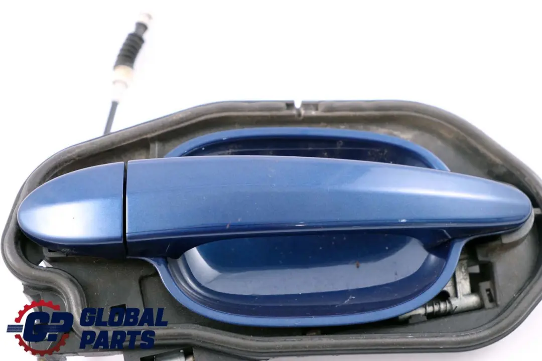 BMW 5 Series E60 E61 Complete Front Left Grab Handle N/S Le Mans Blau Blue 381 - SKU rhd-7199555-LMB - Part number 7034469