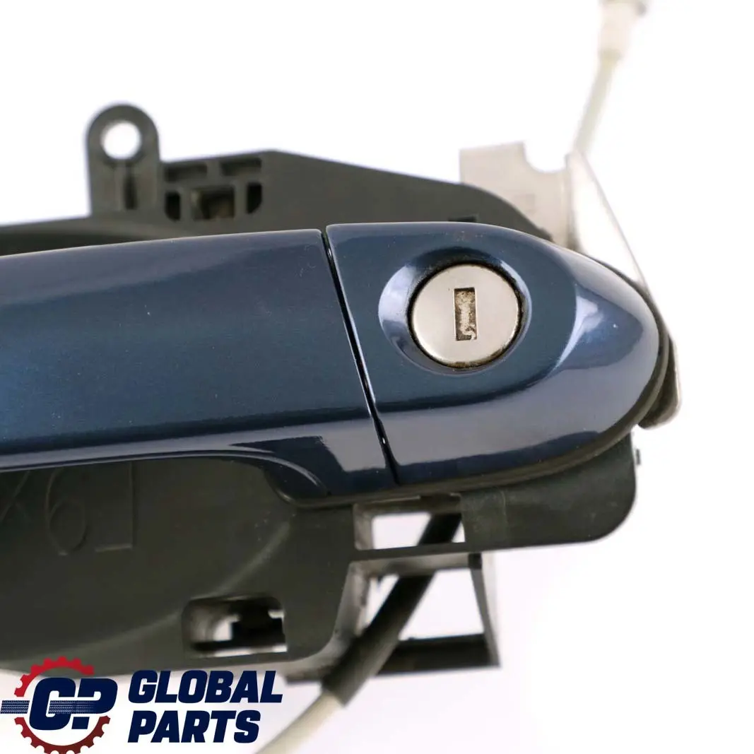 BMW 3 E90 Front Grab Outside Door Handle Right O/S Mysticblau Mystic Blue A07 - SKU rhd-7199838-MYS - Part number 7199838