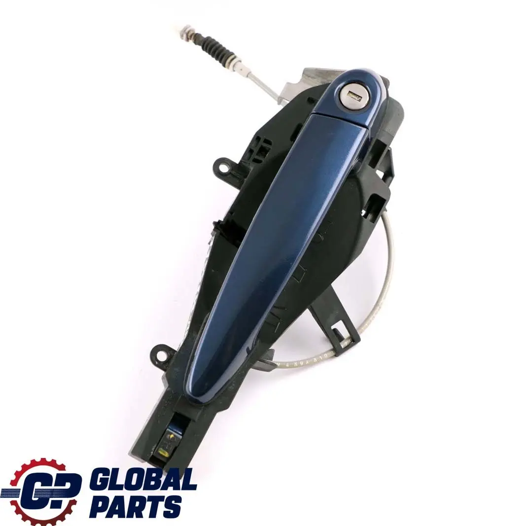 BMW 3 E90 Front Grab Outside Door Handle Right O/S Mysticblau Mystic Blue A07 - SKU rhd-7199838-MYS - Part number 7199838