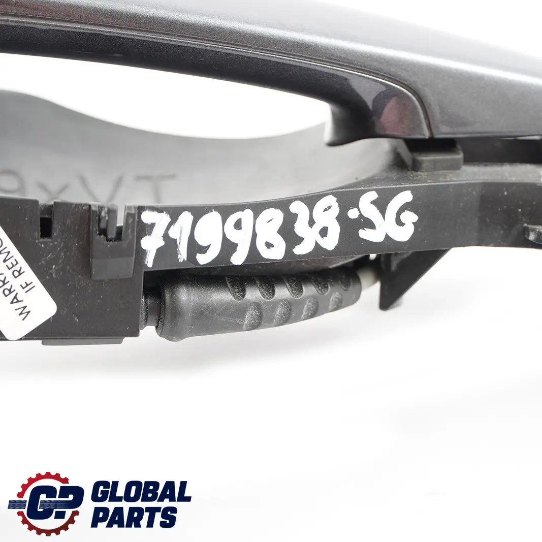 Front Grab Outside Door Handle Right O/S Sparkling Graphite to BMW 3 Series E90 with Part number 7199838 BMW 3 Series E90 Front Grab Outside Door Handle Right O/S Sparkling Graphite - SKU rhd-7199838-SG - Part number 7199838