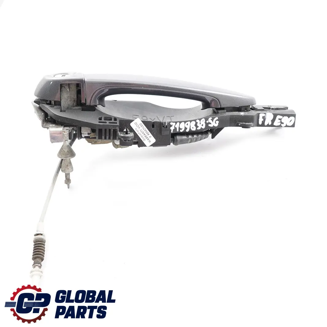 Front Grab Outside Door Handle Right O/S Sparkling Graphite to BMW 3 Series E90 with Part number 7199838 BMW 3 Series E90 Front Grab Outside Door Handle Right O/S Sparkling Graphite - SKU rhd-7199838-SG - Part number 7199838