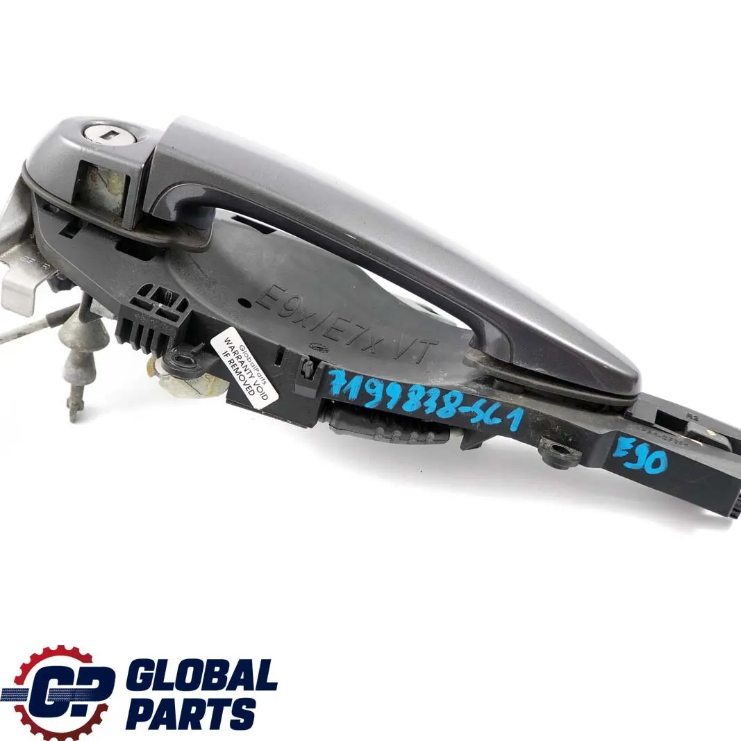 Front Grab Outside Door Handle Right O/S Sparkling Graphite to BMW 3 Series E90 1 with Part number 7199838 BMW 3 Series E90 1 Front Grab Outside Door Handle Right O/S Sparkling Graphite - SKU rhd-7199838-SG1 - Part number 7199838