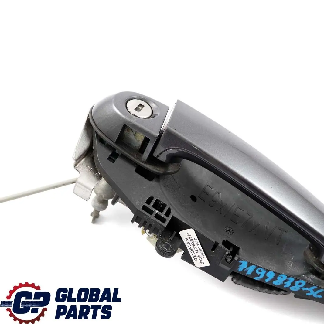 Front Grab Outside Door Handle Right O/S Sparkling Graphite to BMW 3 Series E90 1 with Part number 7199838 BMW 3 Series E90 1 Front Grab Outside Door Handle Right O/S Sparkling Graphite - SKU rhd-7199838-SG1 - Part number 7199838
