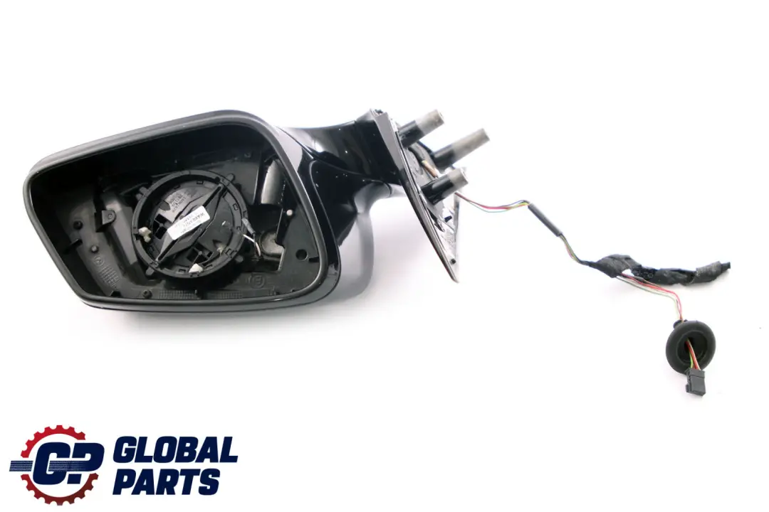BMW 5 Series E60 E61 LCI M Sport Right Wing Mirror O/S High Gloss Carbonschwarz - SKU rhd-7203532-CAR1 - Part number 7203532