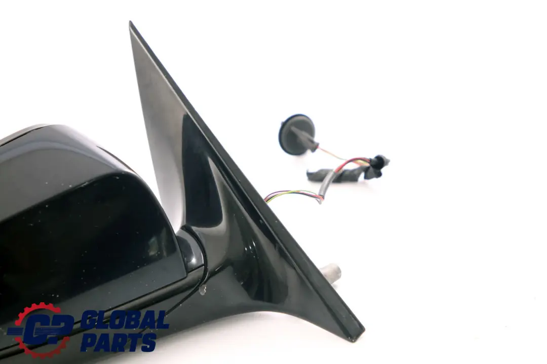 BMW 5 Series E60 E61 LCI M Sport Right Wing Mirror O/S High Gloss Carbonschwarz - SKU rhd-7203532-CAR1 - Part number 7203532