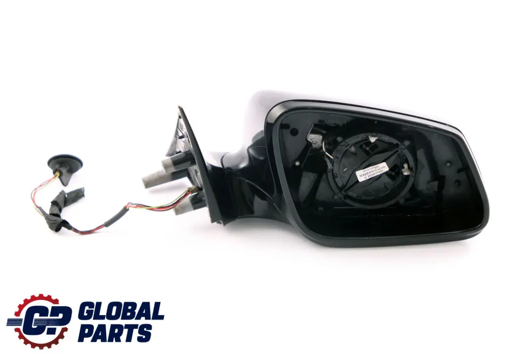 BMW 5 Series E60 E61 LCI M Sport Right Wing Mirror O/S High Gloss Carbonschwarz - SKU rhd-7203532-CAR1 - Part number 7203532