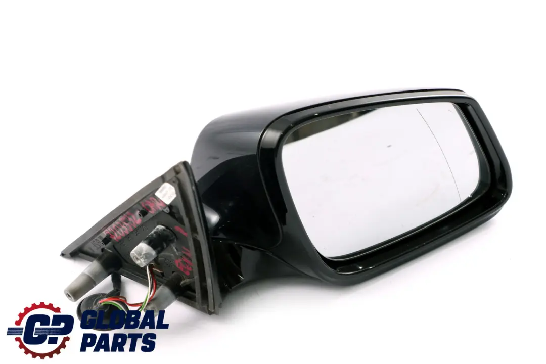 BMW 5 Series E60 E61 LCI M Sport Right Wing Mirror O/S High Gloss Carbonschwarz - SKU rhd-7203532-CAR - Part number 7203532