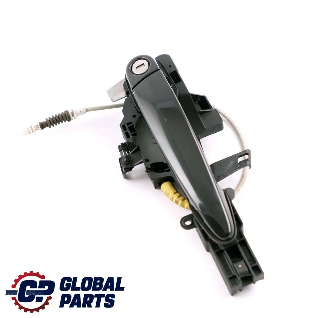 BMW 1 Series E88 Complete Front Right Grab Handle O/S Black Sapphire 475 - SKU rhd-7207560-BS - Part number 7207560