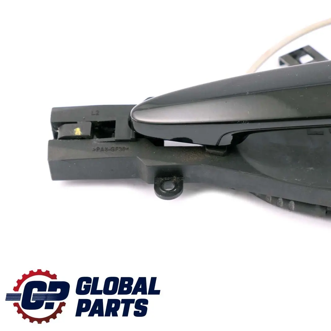 BMW 3 Series E90 E91 Complete Front Left Grab Handle Comfort N/S Schwarz Black - SKU rhd-7207563-SCH - Part number 7207563