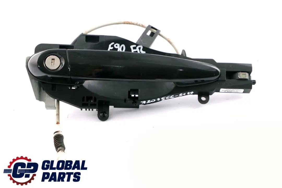 BMW 3 Series E90 Door Grab Handle Front Right O/S Comfort Access Schwarz Black - SKU rhd-7207566-SCH - Part number 7207566