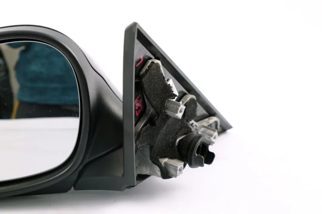 Outside Left Wing Mirror N/S Schwarz 2 Black 668 to BMW 1 Series 3 E81 E82 E88 with Part number 7268307 BMW 1 Series 3 E81 E82 E88 Outside Left Wing Mirror N/S Schwarz 2 Black 668 - SKU rhd-7208163-SCH - Part number 7268307