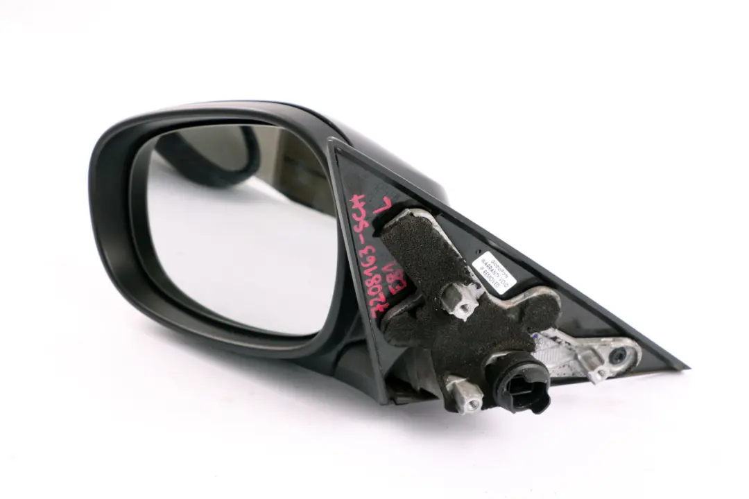 BMW 1 Series 3 E81 E82 E88 Outside Left Wing Mirror N/S Schwarz 2 Black 668 - SKU rhd-7208163-SCH - Part number 7268307