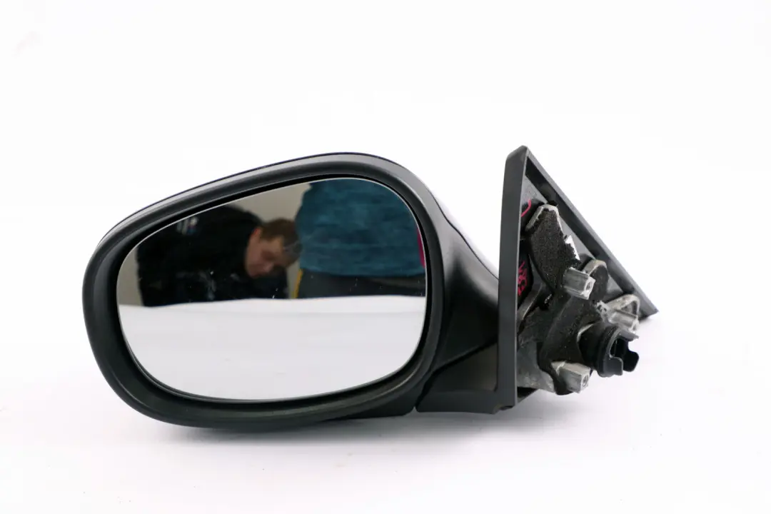 BMW 1 Series 3 E81 E82 E88 Outside Left Wing Mirror N/S Schwarz 2 Black 668 - SKU rhd-7208163-SCH - Part number 7268307