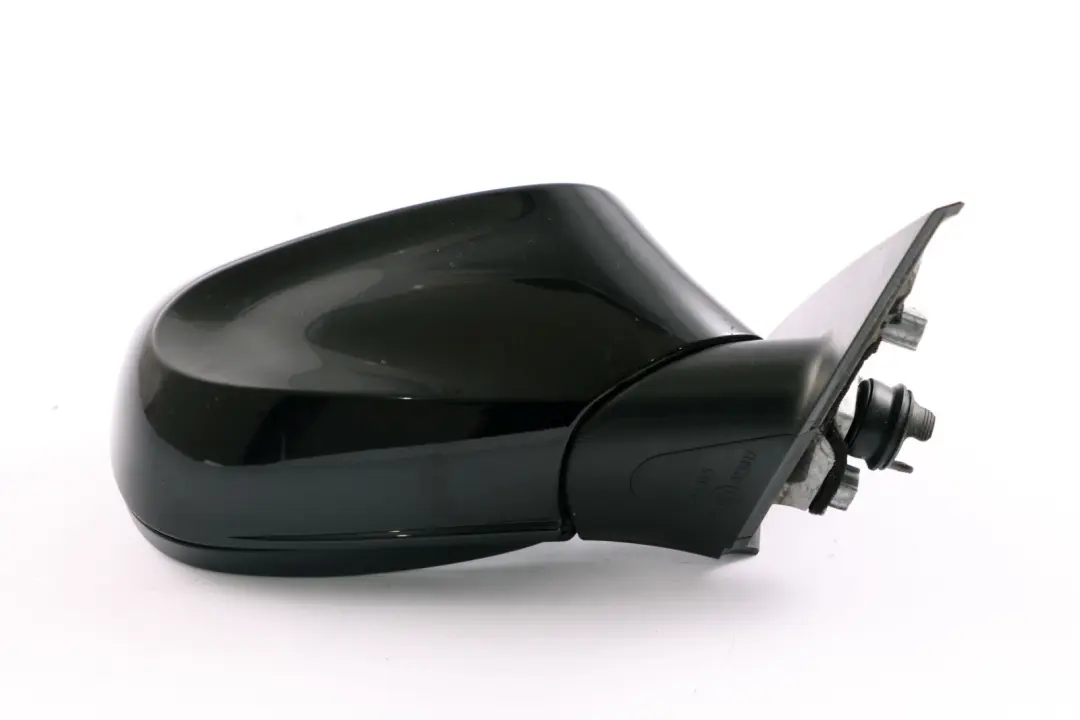 BMW 1 Series 3 E81 E82 E88 Outside Right Wing Mirror O/S Schwarz 2 Black 668 - SKU rhd-7208164-SCH - Part number 7268308